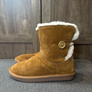 Koolaburra By UGG Nalie Short Boots Big Kids Size 4 brown